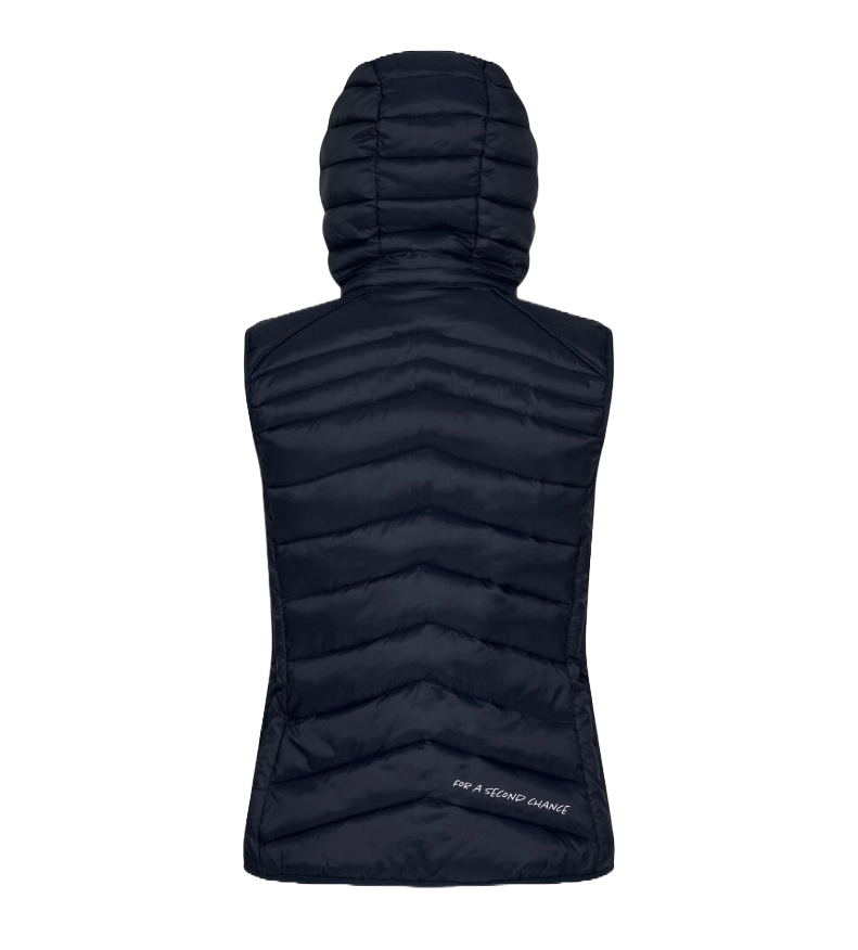 For a second chance Bodywarmer female back